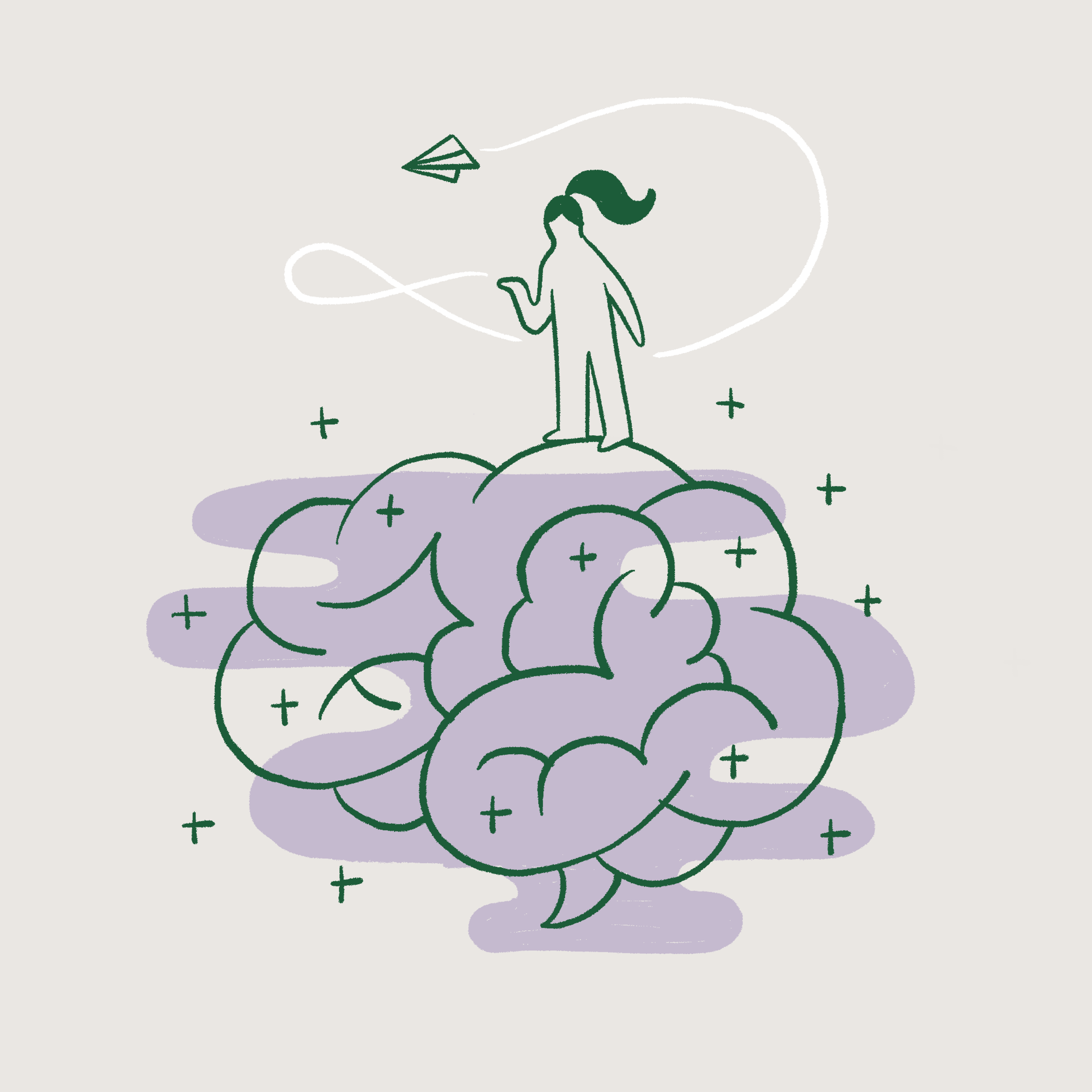 Illustration til farver og perception